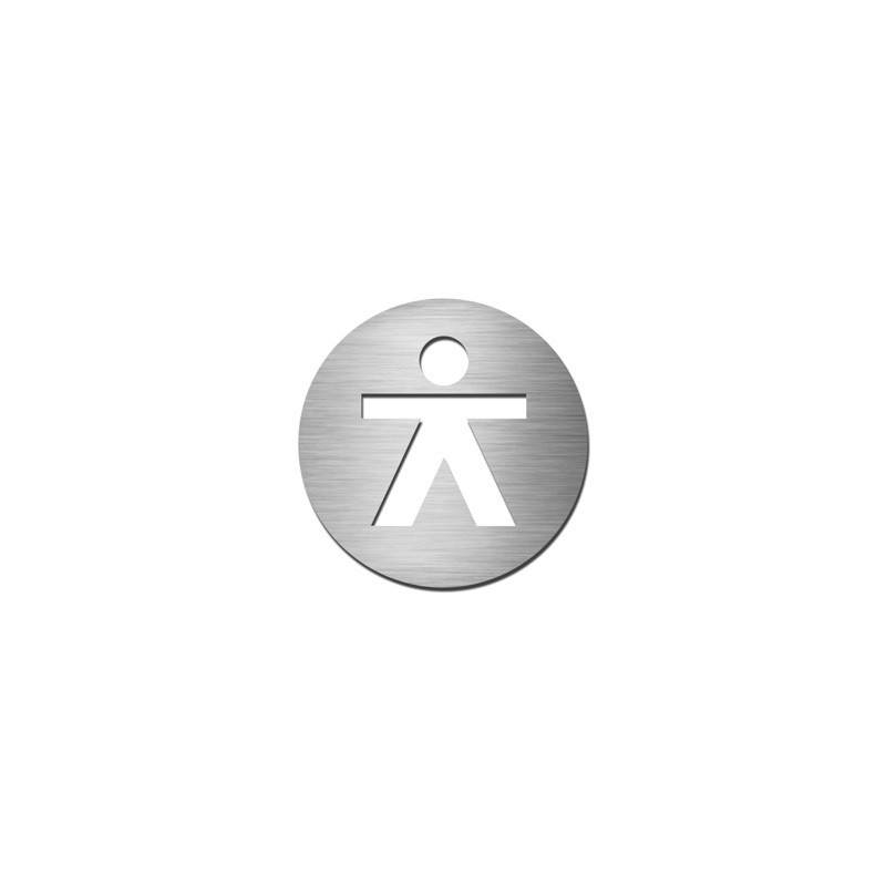 PICTOGRAMME ROND WC HOMME