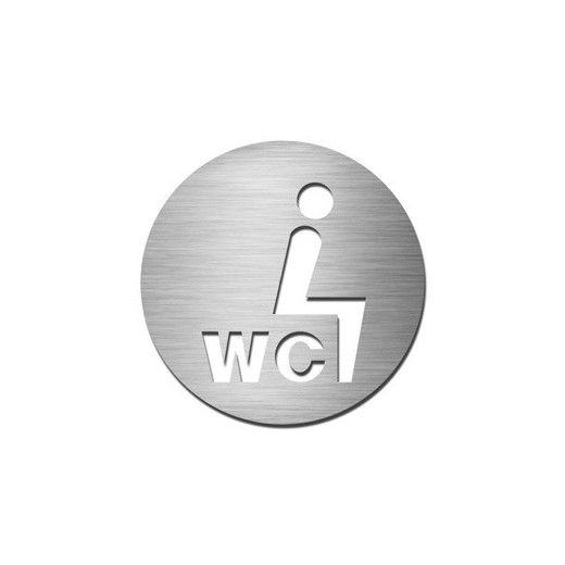 PICTOGRAMME ROND WC ASSIS - INOX