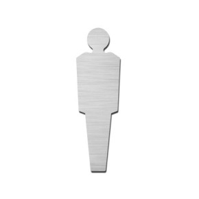 PICTOGRAMME HOMME À COLLER - INOX