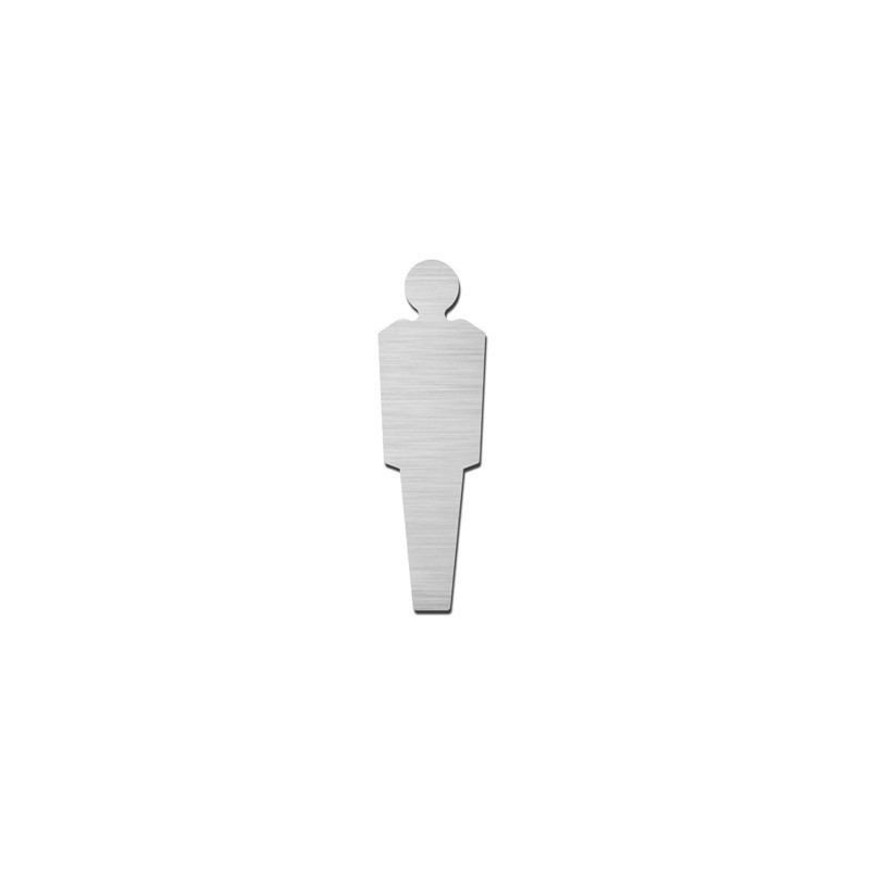 PICTOGRAMME HOMME À COLLER - INOX